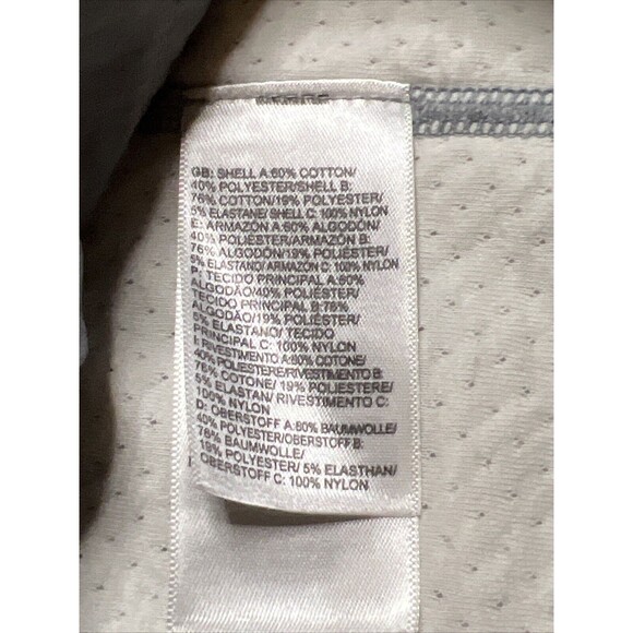 North Face Re-Source Snap Long Hoodie Jacket Medium Gray Women's - Picture 12 of 15